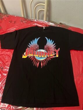 Journey 2016 cincert tour graphic black tshirt  mens Sz large